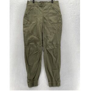 SPANX Womens Hunter Green Cargo Joggers